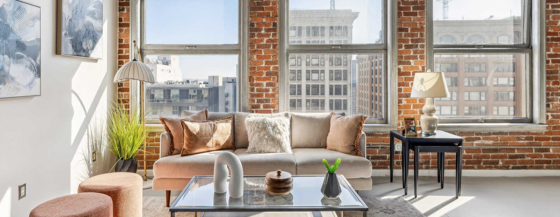 sun filled living room